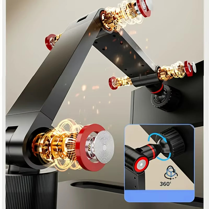 Universal Monitor Stand Adjustable Height Desktop Monitor Bracket for 4.7-17.3 Inch Phone Tablet Monitor Support Holder